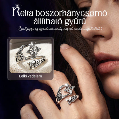💍 Kelta csomó gyűrű 925-ös ezüstből | Az örök szerelem és kapcsolat szimbóluma