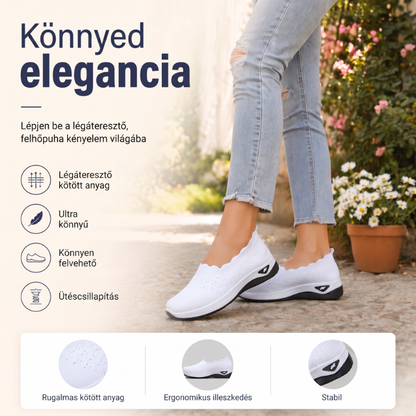 ☁️Könnyű, lélegző női sétálócipő👟