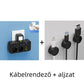 🔌⚡Okos tápkábeles kiegészítő USB-portokkal (EU dugó)