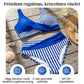 🔥 S–3XL 👙 Kétrészes fürdőruha színes blokkokkal és csíkokkal 🌊🏖️