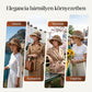 🏖️👒Elegáns, fonott szalmakalap masnival
