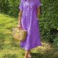 ✨ Ριγέ πέτο κουμπί κάτω Shirtdress | Με λειτουργικές τσέπες