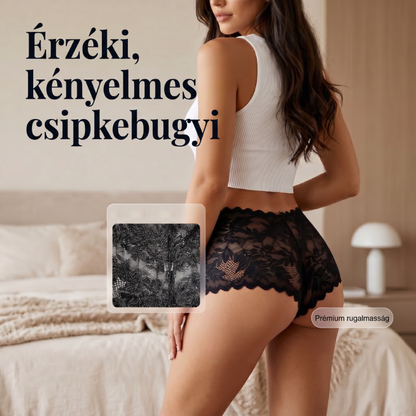 🌺 Női szexi csipkés bugyi – Átlátszó virágmintás, kényelmes fehérnemű💋