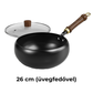 🧑‍🍳Rendkívül könnyű, bevonat nélküli, vastag öntöttvas tapadásmentes serpenyő