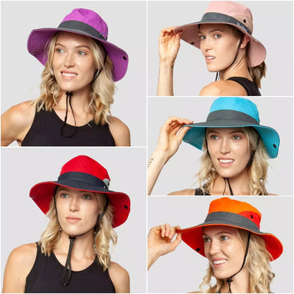 🧢☀️ Összecsukható napellenző sapka kültéri használatra – könnyű, állítható és UPF 50+ szűrővel ellátott – ideális túrázáshoz, a strandra vagy kertészkedéshez 🏖️