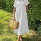 ✨ Ριγέ πέτο κουμπί κάτω Shirtdress | Με λειτουργικές τσέπες