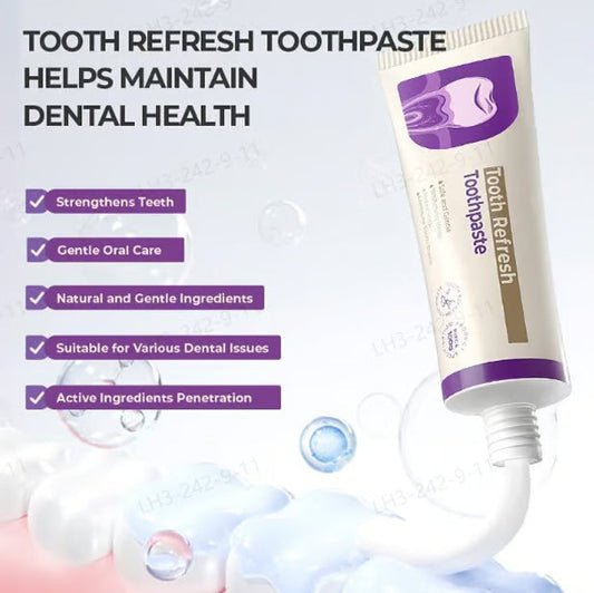 😁🦷 Crean természetes összetevőkből készült fogkrém – Frissíti a leheletet és segít megelőzni a fogvesztést.