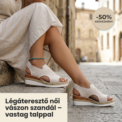 👡Női szabadidős, lélegző, vastag talpú kötött szandál☀️