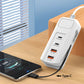 ⚡🔌 Többfunkciós gyors töltő elosztó - 2PD + 2USB | Otthonra, irodába és utazáshoz egyaránt alkalmas