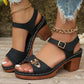 【EU 36-43】👡Nyári női Chunky Magassarkú szandálok