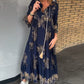 🔥 Rochie lejeră vintage cu gât în V