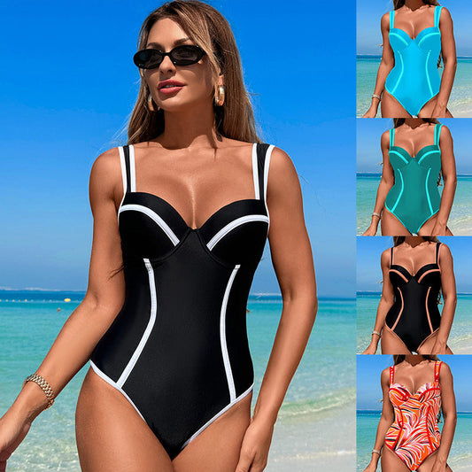 👙 Γυναικείο σέξι ολόσωμο κολυμβητικό κοστούμι με λεπτή εφαρμογή