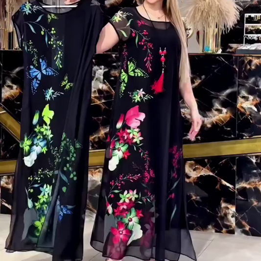 🌸 Γυναικεία ελαφριά φλοράλ φορέματα