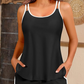 Women’s Casual Tankini Top with Shorts 2-Piece Swimwear Set