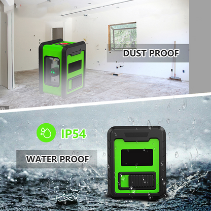 📐🔦 Mini Crosshair nagy pontosságú lézeres szintező — önszintező, függőleges/vízszintes vonalak és kompakt kialakítás 🔧