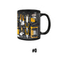 🏆🔨3D Mechanikus szerszámos doboz kávéscsésze☕