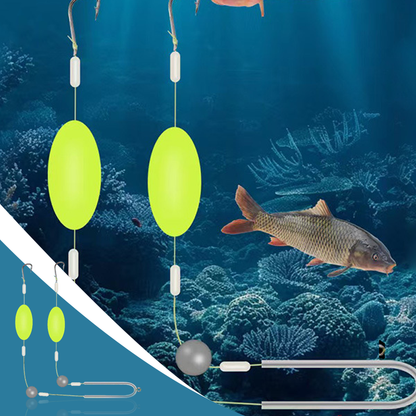 🎣⚡ Kéthorogú, fordított fenékhorogsor! A továbbfejlesztett változat 50%-kal növeli a fogási arányt – búcsút inthetünk a fenékbe akadásnak! 🎣