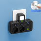 🔌⚡Okos tápkábeles kiegészítő USB-portokkal (EU dugó)