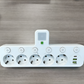 🔌⚡Okos tápkábeles kiegészítő USB-portokkal (EU dugó)