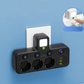 🔌⚡Okos tápkábeles kiegészítő USB-portokkal (EU dugó)