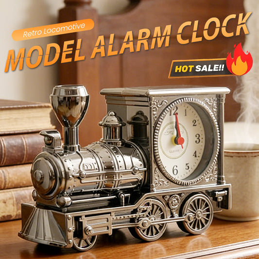 🚂Retro mozdony modell ébresztőóra
