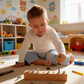 🎁Montessori fémcsavarozó tábla játék