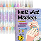 💅🎨Kétfejű körömlakk-ecset szett – Egyszerű DIY manikűr és pedikűr otthonra