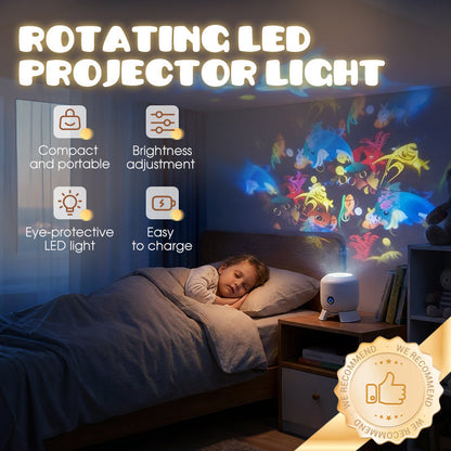 ✨Dinamikusan forgó LED projektor lámpa🐬