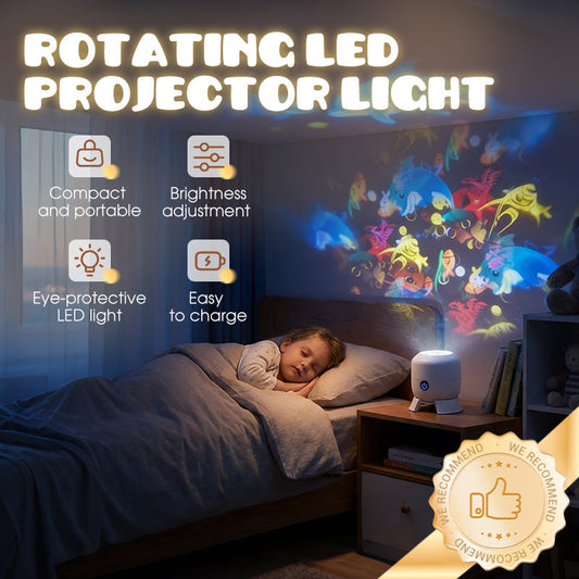 ✨Dinamikusan forgó LED projektor lámpa🐬