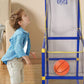 ⛹️Gyerekeknek szóló beltéri kosárlabda-játékgép (4 labdával)🏀🎯