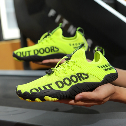 🌊👟Uniszex könnyű gyorsan száradó sportcipők – Vízleeresztő nyílások, csúszásgátló gumitalp