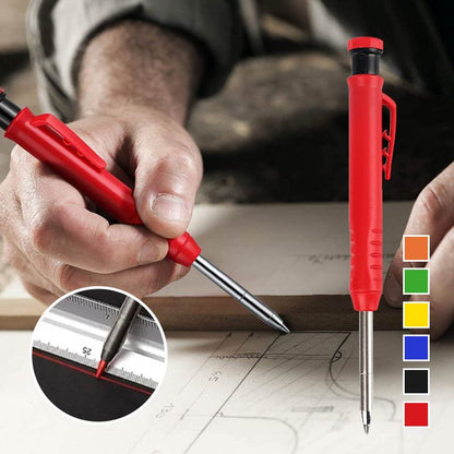 🔥✏️ Sokoldalú, gyorsan száradó asztalosceruza (hegyezővel) 👨‍🔧👍