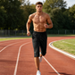 👖Férfi gyorsszáradó sport capri nadrág cipzáras zsebekkel