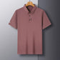 🌞Nyári, férfi, rövid ujjú, testre szabott, galléros póló💨