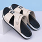 Férfi műbőr slip-on szandál