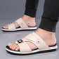 Férfi műbőr slip-on szandál