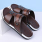 Férfi műbőr slip-on szandál