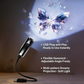 🌌🌙USB-s Galaxis és Hold vetítő éjszakai lámpa