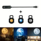 🌌🌙USB-s Galaxis és Hold vetítő éjszakai lámpa
