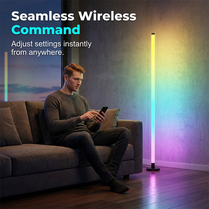 🌈💡Modern RGB sarokálló lámpa – varázslatos fényt kölcsönöz minden saroknak✨