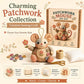 🧵  DIY patchwork egér varrókészlet (teljes anyagok, lépésről lépésre útmutató) 🐭