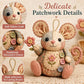 🧵  DIY patchwork egér varrókészlet (teljes anyagok, lépésről lépésre útmutató) 🐭