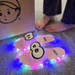👣LED-es, rajzfilmfigurás, csúszásgátló papucs