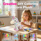 🦄🎨DIY festhető egyszarvú plüssjáték-készlet