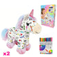 🦄🎨DIY festhető egyszarvú plüssjáték-készlet