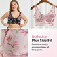 🌸Push-up hatású, virágmintás melltartó
