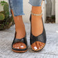 👡 Női vintage, nyitott orrú, kényelmes szandálok(👗