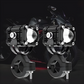 🏍️ Univerzális motorkerékpár LED reflektorok – kettős fényű és minden időjárásban vízálló 💡