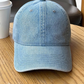 🧢Férfiaknak és nőknek egyaránt alkalmas, mosott farmeranyagból készült baseball sapka
