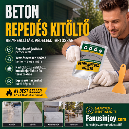 🔥Korlátozott ideig 50% kedvezmény! 🧱Vízálló betonrepedés-töltő és -tömítő